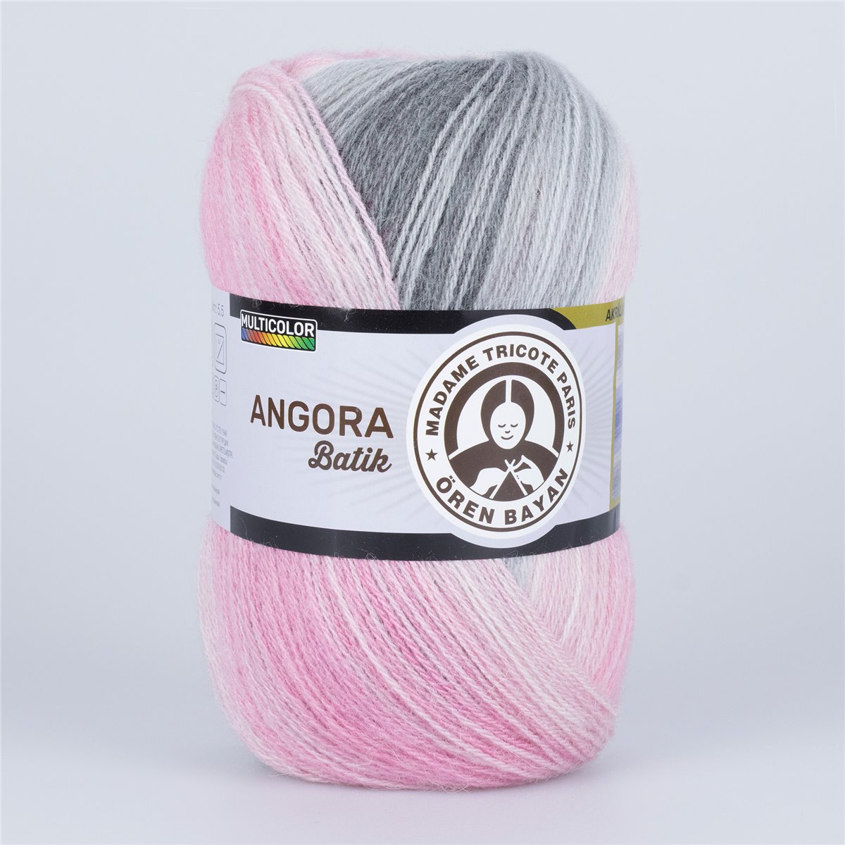 Garn Angora Batik #862, 5x100g