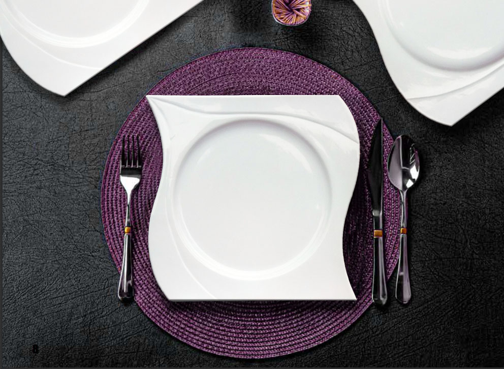 Kombiservice Chardon, weiß, 36tlg, 6 Personen