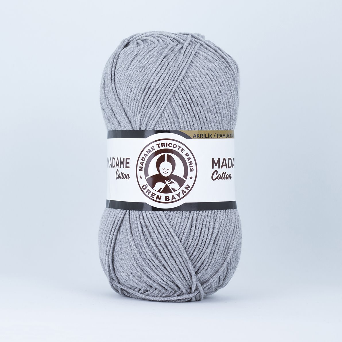 Garn Madame Cotton #001, 5x100g