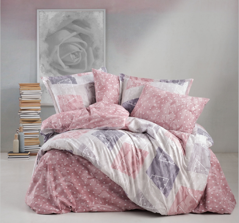 4 tlg 200x220 cm Bettwäsche SEDEF PINK