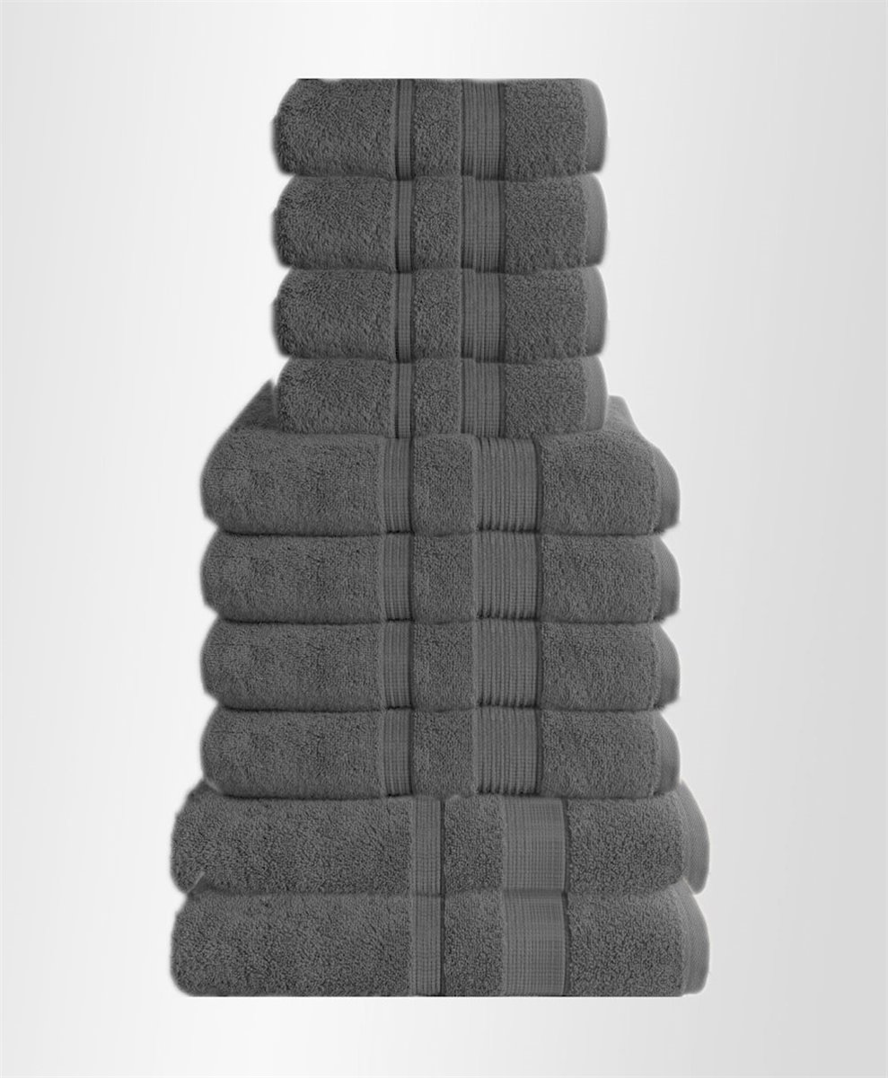 Badetuch | Duschtuch | 90x150cm | Dunkelgrau | Baumwolle 