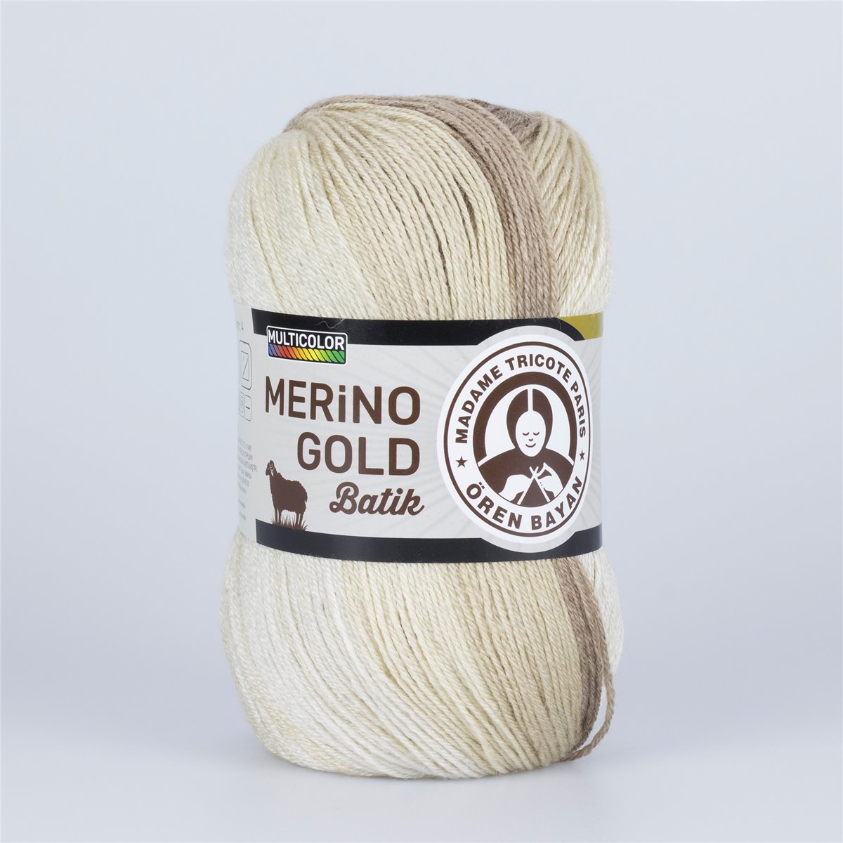 Garn Merino Gold Batik #832, 5x100g
