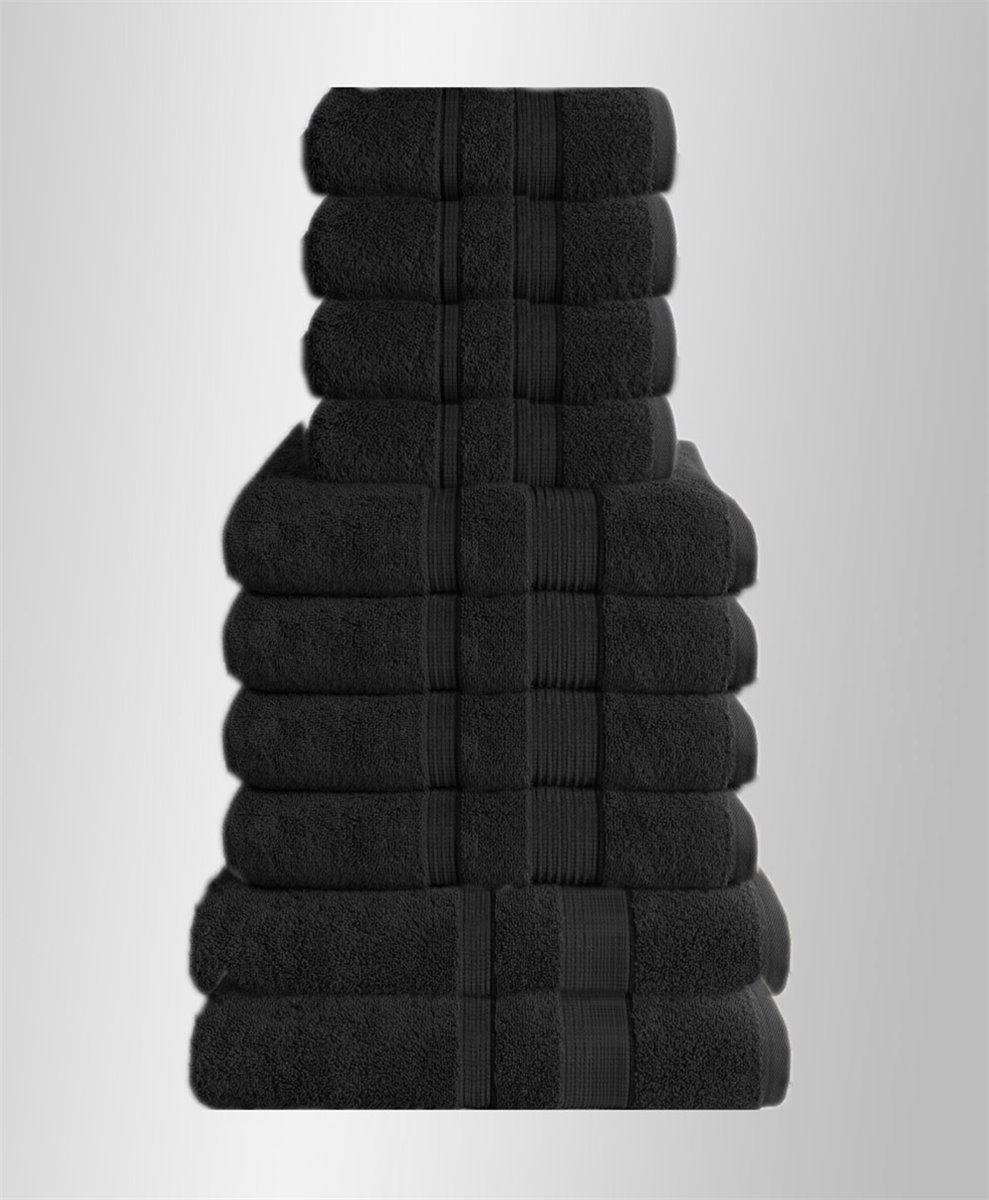 Badetuch, 90x150cm, Schwarz