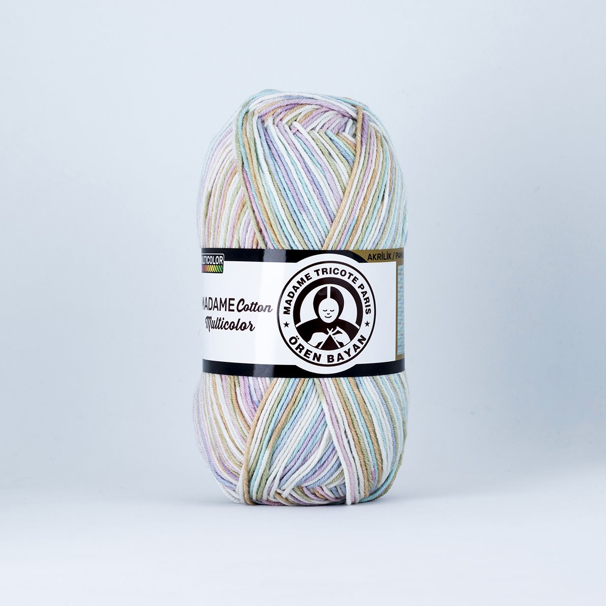 Garn Madame Color Multicol #447, 5x100g