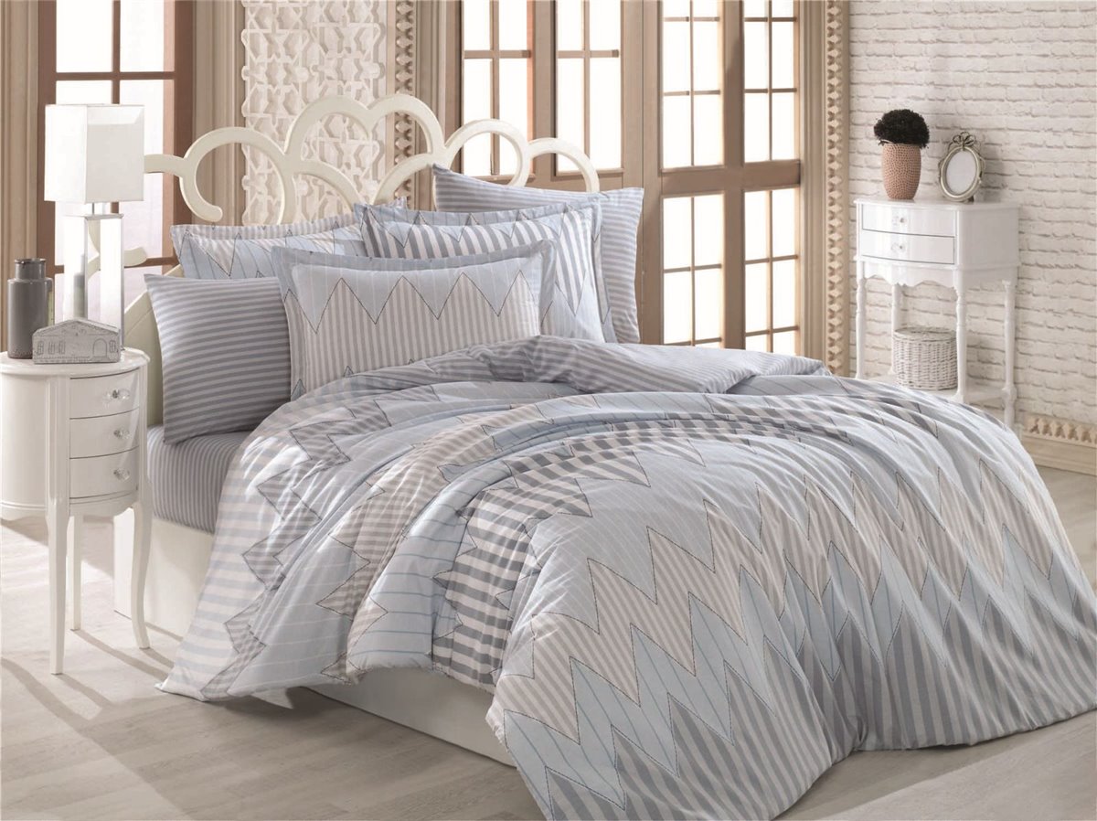 Bettwäsche, 6tlg , 135x200cm #FANCY BLAU