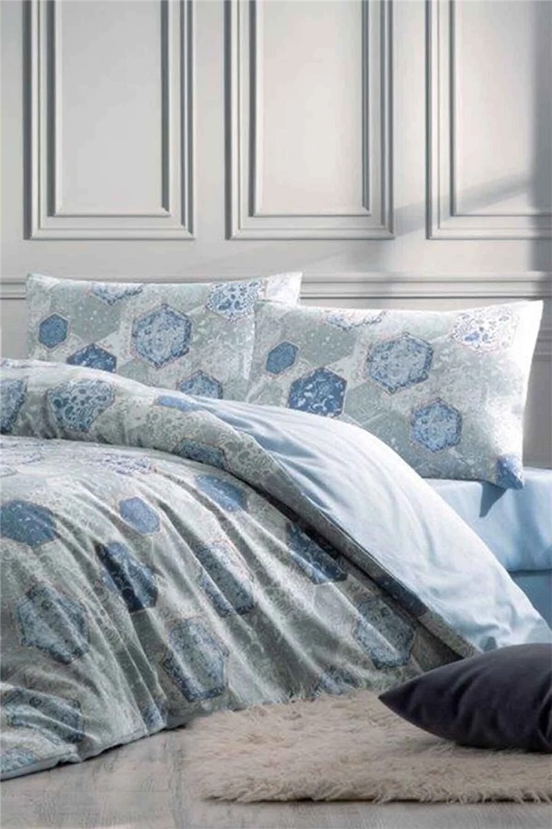 200x220 cm Bettwäsche Bettgarnitur Baumwolle 4 tlg STEN